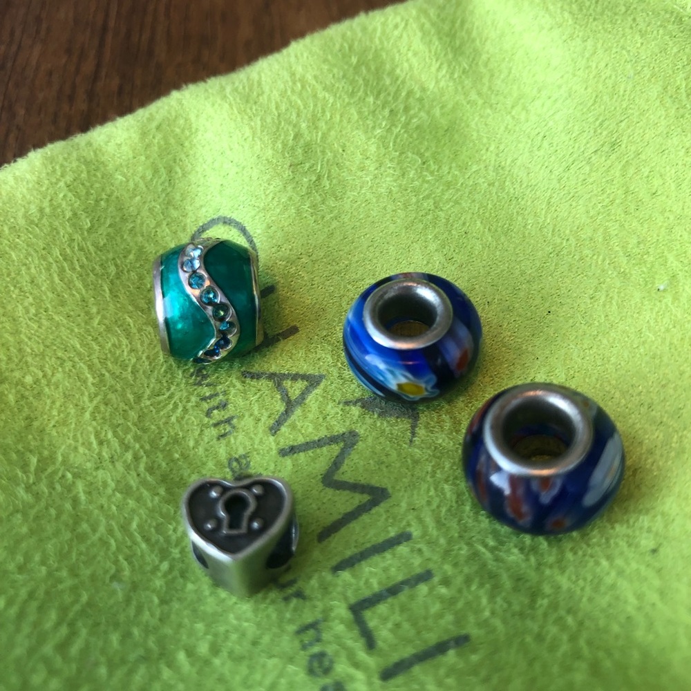 Assorted Silver Beads - Picture 2 of 3